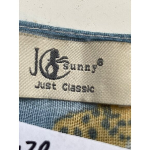 J C Sunny  top open side cape sleeves open front Tiger design cotton - Picture 7 of 7